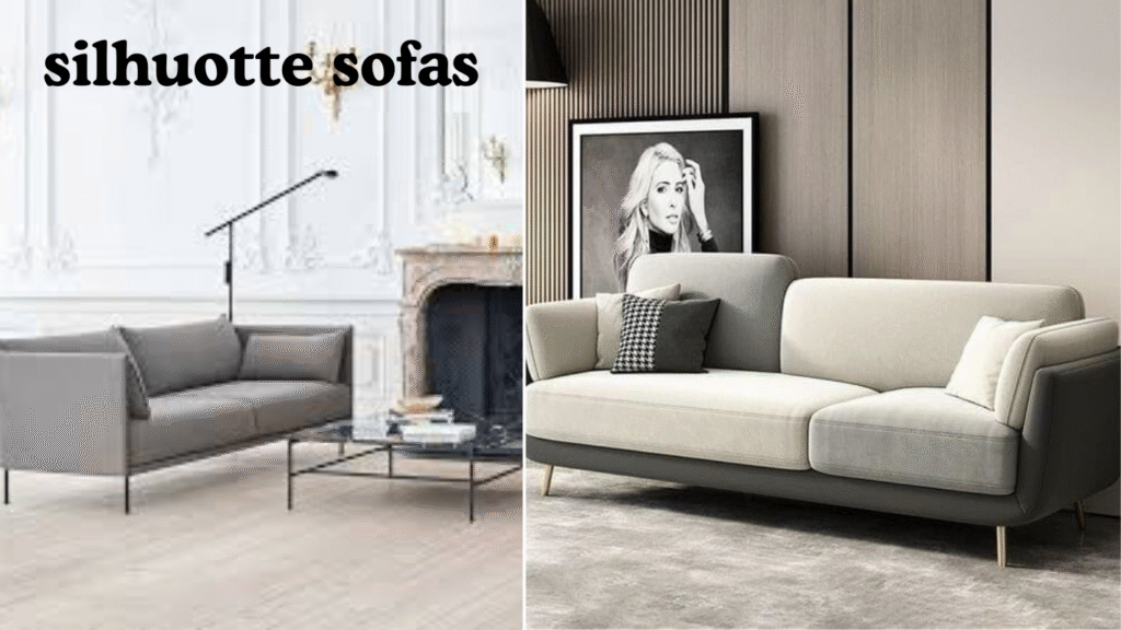 silhuotte sofas